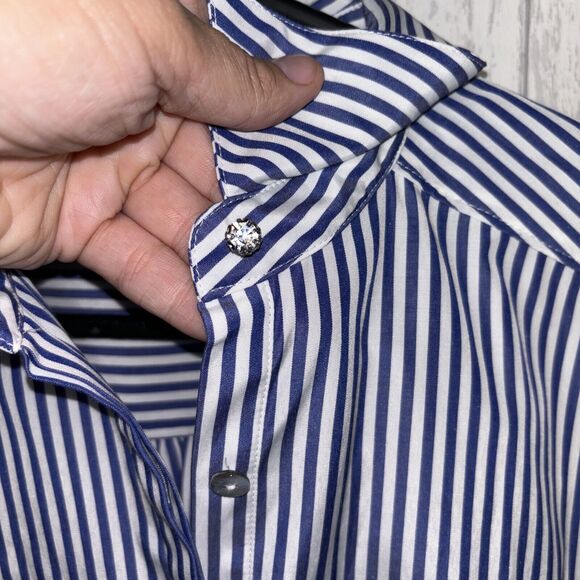 Womens Size XS Cinq A Sept Kandice Striped Button Up Shirt NWOT - Picture 7 of 9
